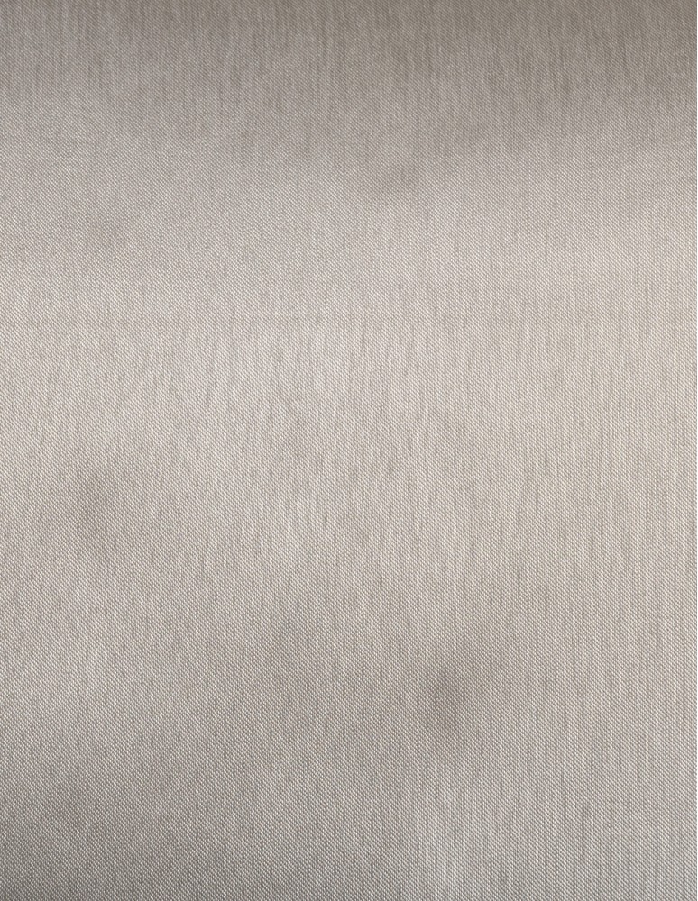 Έτοιμη ραμμένη κουρτίνα με τρέσα (300x290) - Ζακάρ γκρι/λαδί μονόχρωμο αδιάφανο
