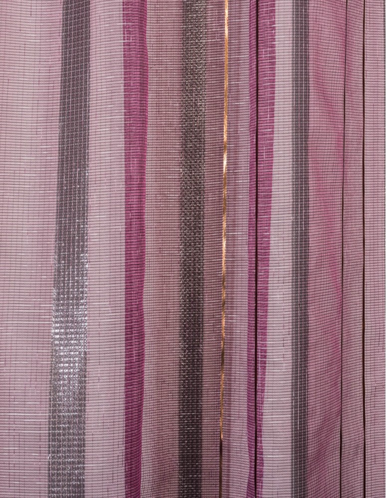 Έτοιμη ραμμένη κουρτίνα με τρέσα (300x295)- Γάζα πολύχρωμη ημιδιάφανη
