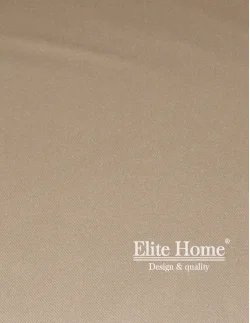 Έτοιμη ραμμένη κουρτίνα με τρέσα  LUXURY - Ύφασμα συσκότισης blackout μόκα