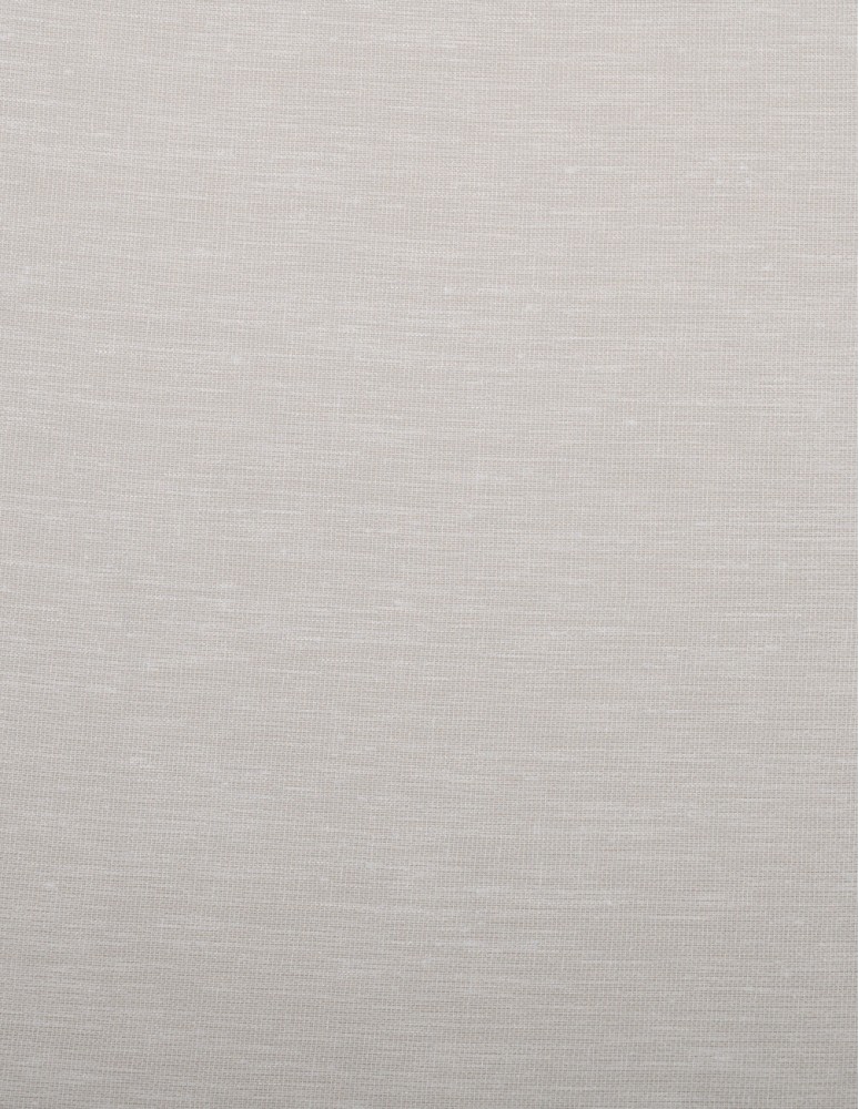 Έτοιμη ραμμένη κουρτίνα με τρέσα LUXURY - Lino φλάμμα λευκή ημιδιάφανη