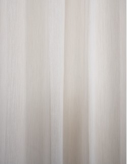 Έτοιμη ραμμένη κουρτίνα με τρέσα LUXURY - Natural Soft ιβουάρ ημιδιάφανη