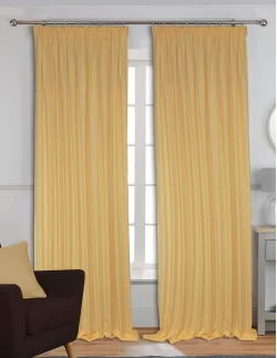 Ύφασμα με το μέτρο - Λονέτα DECO μονόχρωμη κίτρινη, διατίθεται σε 86 χρώματα