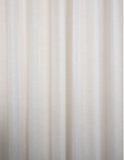 Κουρτίνα με το μέτρο - Blanche lurex ιβουάρ ημιδιάφανη