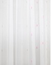 Κουρτίνα με το μέτρο - Γάζα φιλ κουπέ εκρού με φούξια σχέδιο ημιδιάφανη