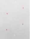 Κουρτίνα με το μέτρο - Γάζα φιλ κουπέ εκρού με ροζ σχέδιο ημιδιάφανη