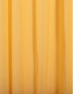 Κουρτίνα με το μέτρο - Γάζα μονόχρωμη κίτρινη ημιδιάφανη