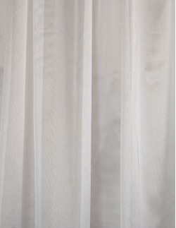 Κουρτίνα με το μέτρο - Plain Elegance λευκή ημιδιάφανη