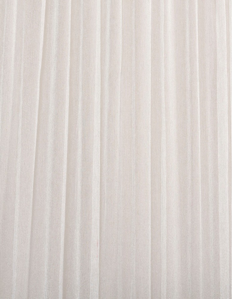 Κουρτίνα με το μέτρο - Ζακάρ lurex εκρού-ασημί ημιδιάφανο