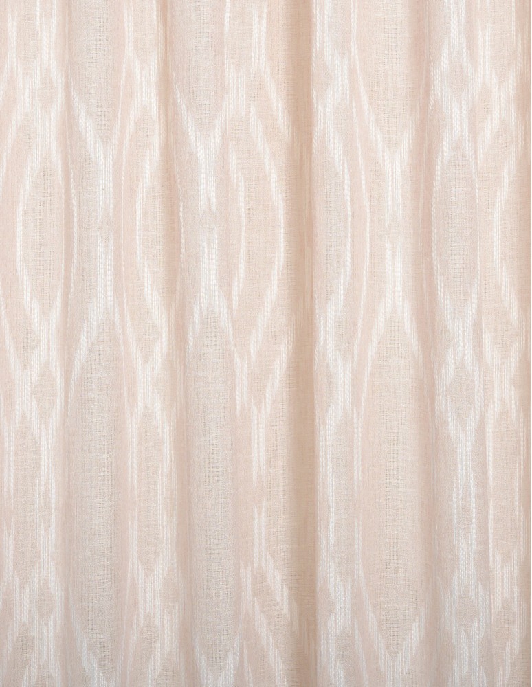 Κουρτίνα με το μέτρο - Ζακάρ Modern Linen πούδρα ημιδιάφανο