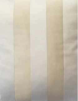 Μαξιλάρι διακοσμητικό ριγέ εκρού με φερμουάρ (45 x 45) - Elite Home