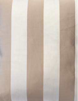 Μαξιλάρι διακοσμητικό ριγέ εκρού - μπεζ με φερμουάρ (45 x 45) - Elite Home