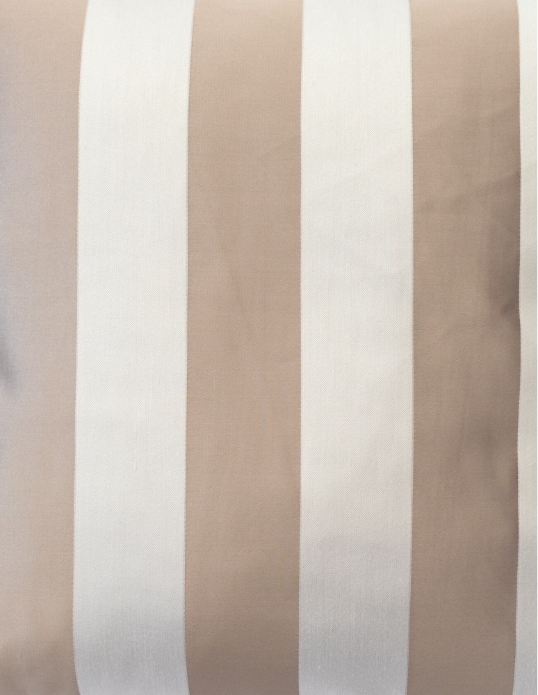 Μαξιλάρι διακοσμητικό ριγέ εκρού - μπεζ με φερμουάρ (45 x 45) - Elite Home
