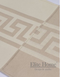 Ριχτάρι βαμβακερό μπεζ/εκρού Elite Home - 4 διαστάσεις