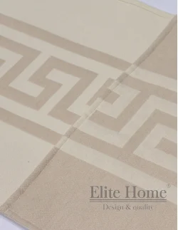 Ριχτάρι βαμβακερό μπεζ/εκρού Elite Home - 4 διαστάσεις