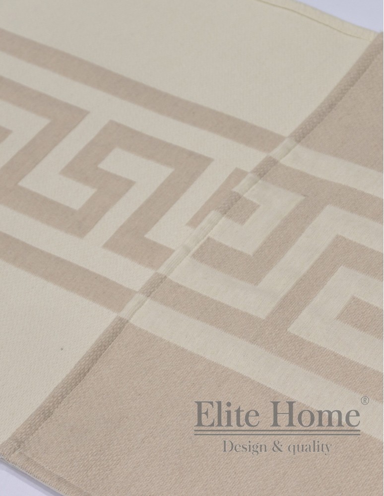 Ριχτάρι βαμβακερό μπεζ/εκρού Elite Home - 4 διαστάσεις