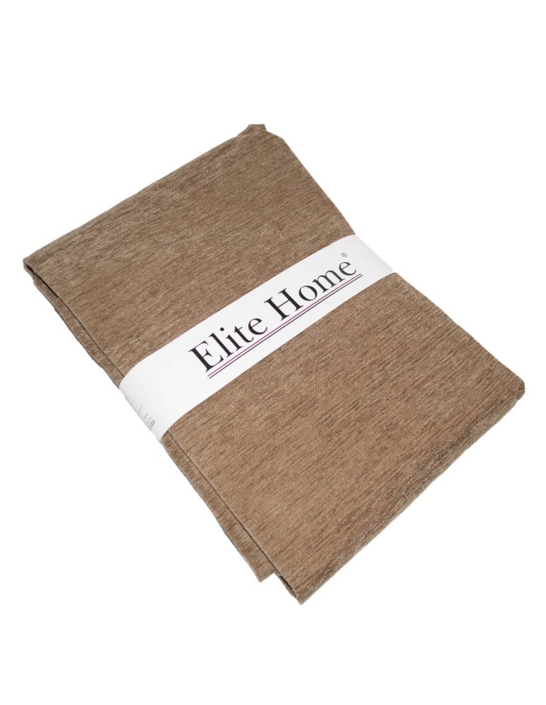 Ριχτάρι μονόχρωμο καφέ του πούρου Elite Home Premium Collection - 2 Όψεων, 4 διαστάσεις