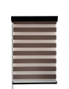 Ρολοκουρτίνα διπλή zebra 4060-10 καφέ-λαδί