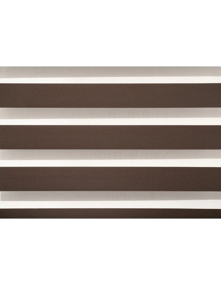 Ρολοκουρτίνα διπλή zebra 4060-10 καφέ-λαδί