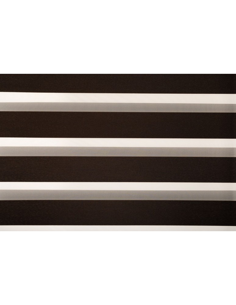 Ρολοκουρτίνα διπλή zebra 4060-11 καφέ σκούρο