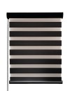 Ρολοκουρτίνα διπλή zebra 4060-18 μαύρο