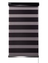 Ρολοκουρτίνα διπλή zebra blackout 4064-17 μαύρο