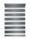 Ρολοκουρτίνα διπλή zebra D-601-12 γκρι-πετρόλ