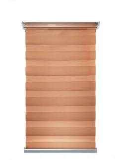 Ρολοκουρτίνα διπλή zebra D-601-22 σομόν-εκάι