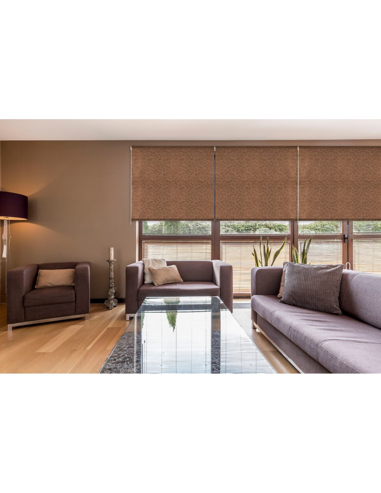 Ρολοκουρτίνα DN3702 καφέ DN 3702