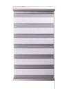 Ρολοκουρτίνα διπλή zebra V-9071 λευκό του πάγου-ανθρακί